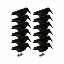 DUCK HUNTER Formes De Corbeau Floquée Sur Patte X12